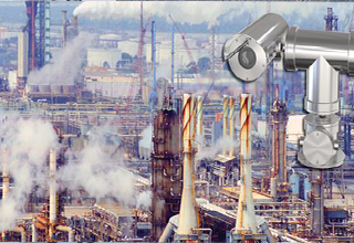 Explosion-protected positioning camera for 360° awareness in hazardous areas